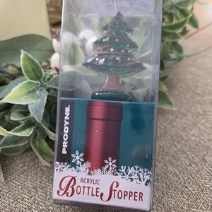 Prodyne Festive Christmas Tree Bottle Stopper